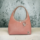 Hobo Cartier Palo de Rosa Punteado en Plata