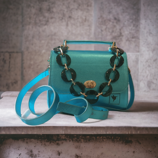 Crossbody Bag Chanel Turquesa