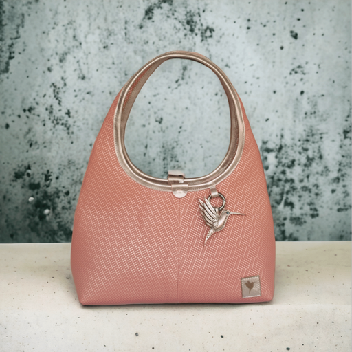 Hobo Cartier Palo de Rosa Punteado en Plata